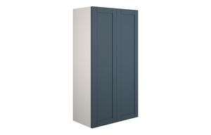 Abbi 600mm Standard 2 Door Storage Unit - Matt Arley Blue (Grey Cab)